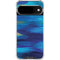 Ocean Blue Brush Stroke by Etta Vee Google Pixel 10 Clear Case